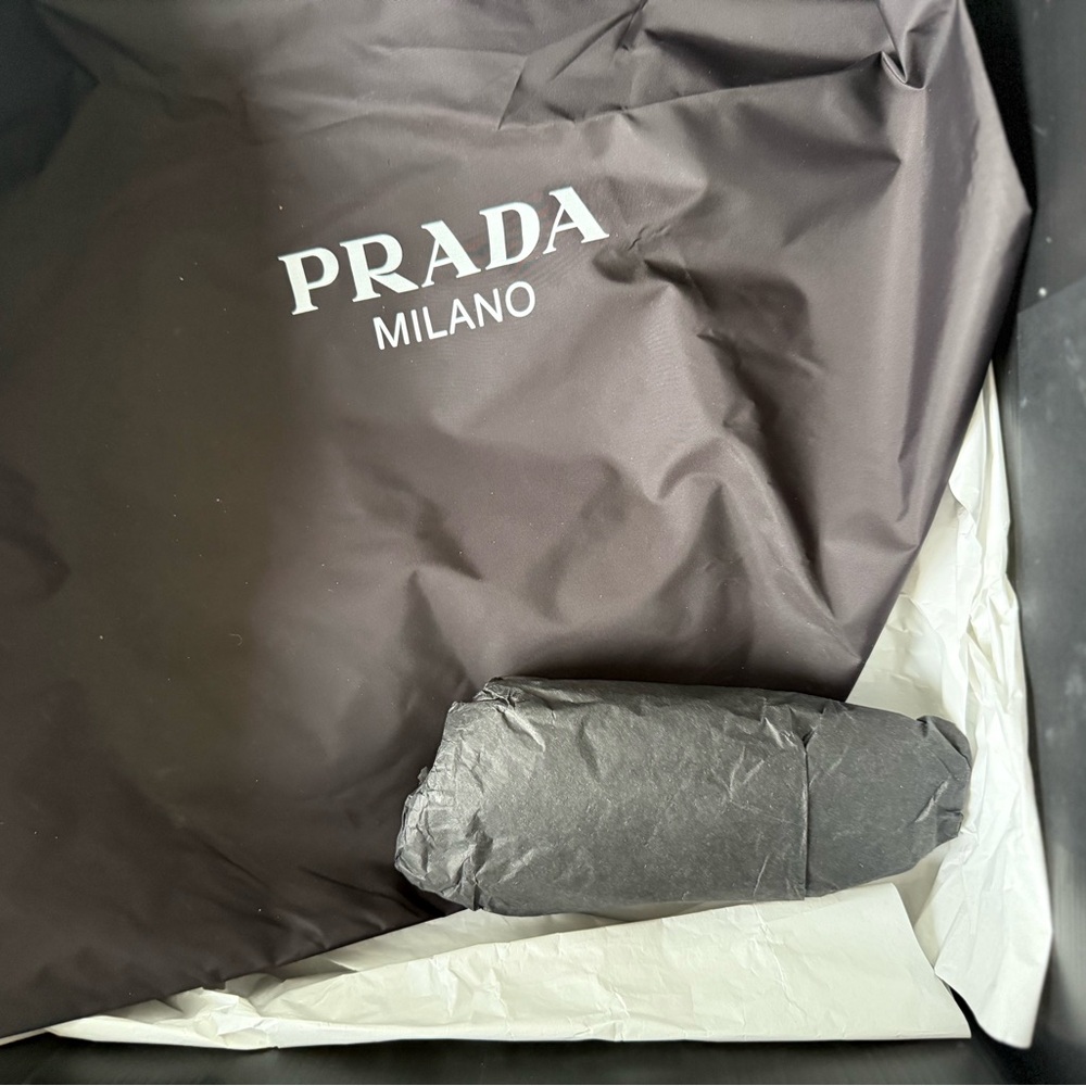 Prada Gray and Blue Futuristic Sneakers - Picture 3 of 8